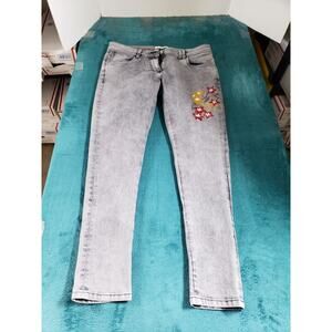 Mast and Harbour Jeans Size 34 Womens Gray Pants Stretch Denim Mid Rise Skinny